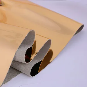 0,8 mm TPU-Spiegelleder glatte metallische Folie synthetisches Kunstleder-Leder für Sofa Schuhe Kostüm