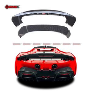 Alerón Trasero de Fibra de Carbono Seca de Alta Calidad, Estilo OEM, para Automóviles Ferrari SF90 - Product Image 1