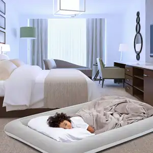 Inflatable Toddler du lịch giường trẻ em nệm không khí di động thổi lên giường cho trẻ em, trọng lượng nhẹ sàn giường và nệm cho thanh thiếu niên