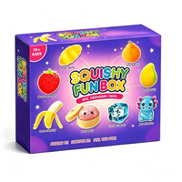 Lot de boîtes mystères en gros, jouets anti-stress souple et moelleux en forme de pain et beurre, pour enfants et adultes, logo personnalisé