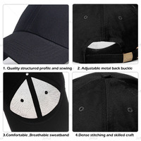 Gorras de Béisbol Personalizadas para Niños, Estructuradas de 6 Paneles, con Logotipo Bordado en 3D, Ajustables, Modelo JFB3