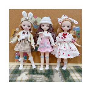 Nuevas Figuras de Acción de Anime con Rostro de Manga de 30 cm, Muñeca <span class=keywords><strong>BJD</strong></span> 1/6, Juego Completo de Muñeca Articulada Esférica para Juguetes Infantiles, Juguetes de Cosplay para Niñas - Product Image 1