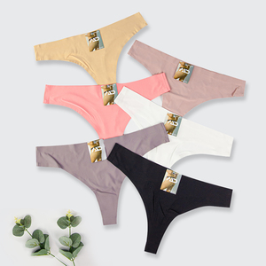 Bragas de mujer, tangas, ropa interior de algodón, deportes, cintura ancha, cintura baja, ropa interior sin costuras, logotipo personalizado OEM de <span class=keywords><strong>Madrid</strong></span> Sports - Product Image 5