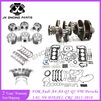 Kit de Réparation Moteur CRC Vilebrequin Bielle Roulement Piston Joint pour Audi A6 A8 VW Porsche 3.0 Diesel 3.0L 11-18