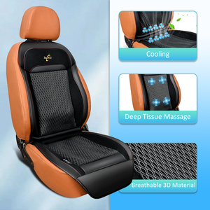 Cojín de asiento de refrigeración para coche, transpirable, 12 V, cubierta de asiento de refrigeración ventilada por aire para coche, <span class=keywords><strong>silla</strong></span> de oficina - Product Image 2