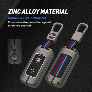 Étui de clé de voiture haut de gamme Yamaha Motor, en alliage de zinc exclusif, coque de protection complète, accessoires porte-clés, modèle <span class=keywords><strong>FZ6</strong></span> 2004-2008 - Product Image 2