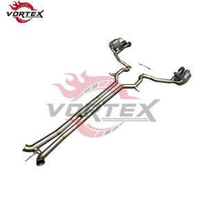 Sistema de Escape Catback Vortex de Titanio Grado 5, 1.2mm de Grosor, Acabado Azul Quemado, para Porsche Panamera 971 2017-2024, con Válvulas de Titanio, Fácil Instalación - Product Image 4