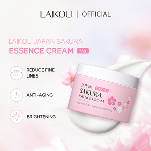 Crème d'essence faciale Laikou Japan <span class=keywords><strong>Sakura</strong></span> 25g, crème d'essence transparente, crème pour le corps à l'extrait d'escargot, crème d'essence anti-âge pour le visage à la cerise - Product Image 4