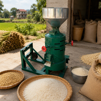Machine à décortiquer verticale à rouleaux de sable pour le décorticage de divers grains tels que le maïs, le sorgho, le blé, l'orge, le millet et les haricots