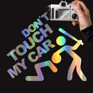 Envoltura de vinilo para coche extraíble 3D colorido láser reflectante pegatina para coche para decoración de carrocería de vehículo y póster de motocicleta materiales decoración de boda - Product Image 1