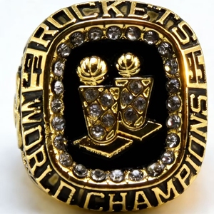Vente en gros personnalisée 1994 Houston Rockets <span class=keywords><strong>Championship</strong></span> Bague en alliage européen Bague de championnat de basket-ball américain - Product Image 1