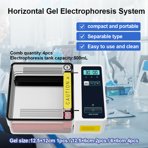 Fábrica Atacado Mini Portátil Horizontal Gel Eletroforese Kit Sistema Nucleic Acid Gel Eletroforese - Product Image 2