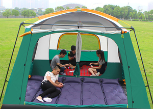 10 12 Person Large Camping <strong>Tent</strong> 2 Living Rooms Double Layer Waterproof Family <strong>Tents</strong> Outdoor <strong>Tent</strong> - Product Image 4