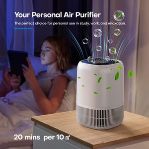 Purificateur d'air domestique à LED avec lumière ambiante supérieure, personnalisable, respectueux de l'environnement, prix de gros direct usine - Product Image 2