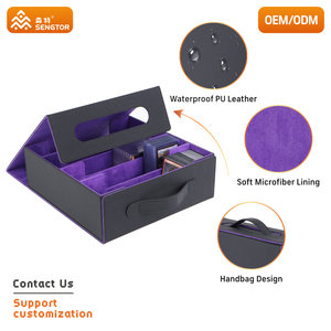 Caja de Cartas Coleccionables de Cuero PU de Primera Calidad a <span class=keywords><strong>Precio</strong></span> de Mayoreo para Juegos - Product Image 1