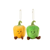 Op maat gemaakte & groothandel creatieve pluche muziekinstrumenten, fruit, groenten, dierenhangers poppen
