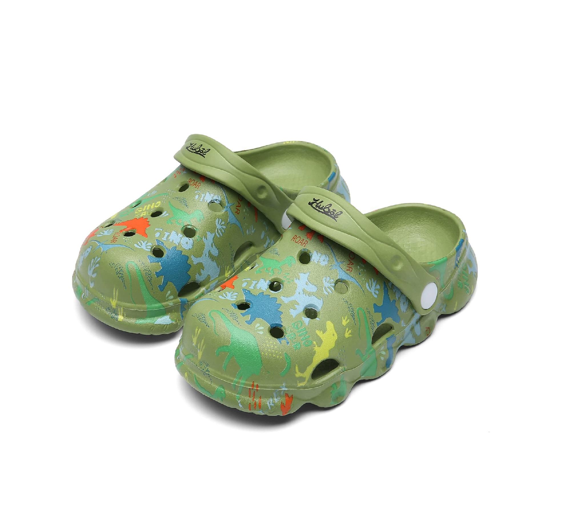 Kids Clogs Cartoon Boys Girls Garden Clogs Slip On Water Shoes
