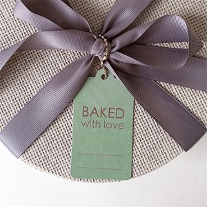 Ánh Sáng Sang Trọng Quần Áo Tag Mẫu Lời Mời Đám Cưới Lá Thẻ Hai Mặt In Thẻ Với Tùy Chỉnh Xây Dựng Thương Hiệu - Product Image 4