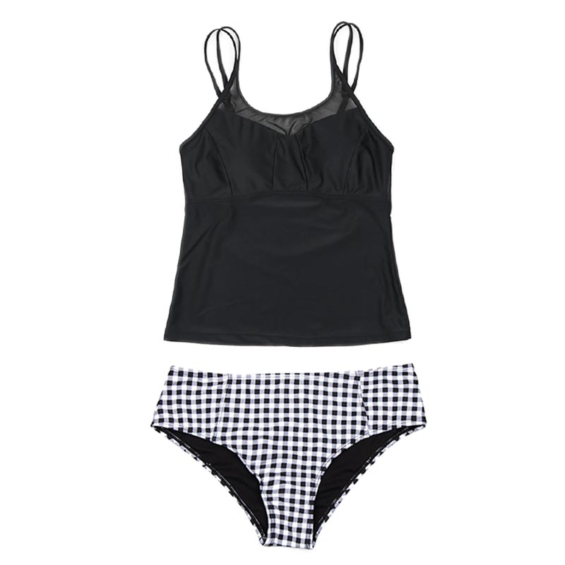 Hot sale two piece no shoulder sexy swimsuit bikini beach wear