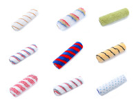 Différents styles, vente en gros d'usine chinoise, fabricant de manchons de rechange pour rouleaux de peinture en polyester de qualité industrielle