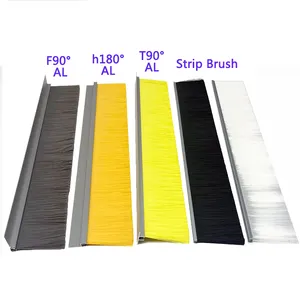 Dustproof Sealing Strip Brush Customized Using Nylon PP PBT PET Bristles