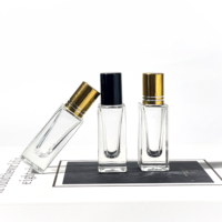 Flacon de parfum de luxe, atomiseur de parfum, flacon d'huile d'olive, pots en verre avec couvercles, flacon de parfum en verre 5ml 8ml