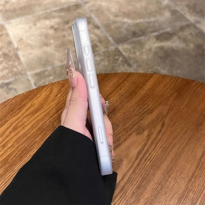 Funda Magnética Ultraligera y Ultrafina para <span class=keywords><strong>iPhone</strong></span> 17 Pro Max 16 15 14 con Protección de Orificios Finos, Funda Transparente Naranja para <span class=keywords><strong>iPhone</strong></span> 17 Pro - Product Image 5