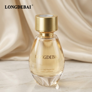 Nuevo Diseño Personalizado de Botella de Perfume Redonda Vacía con Cierre a Presión, 30ml 50ml 100ml, Botellas de Perfume de Vidrio Transparente con Caja de Empaque - Product Image 5