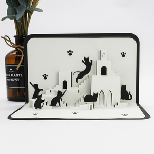 Tarjeta <span class=keywords><strong>de</strong></span> Graduación 3D con Diseño <span class=keywords><strong>de</strong></span> Piano, Tarjeta <span class=keywords><strong>de</strong></span> Felicitación Creativa con Sobre para Navidad y San Valentín - Product Image 3