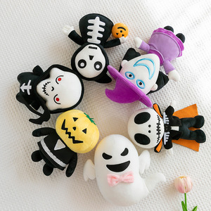 超柔新款万圣节南瓜头骷髅怪物恐怖熊跨界水洗毛绒公仔pp棉派对装饰 - Product Image 3