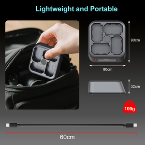 KingMa Chargeur à 4 emplacements pour batterie NP FZ100 Compatible avec Sony A9 A9II A9III A7III A7RIII <span class=keywords><strong>A7RIV</strong></span> A7IV A7SIII FX3 - Product Image 6