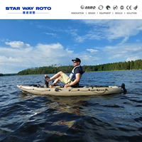 Équipement de production spécialisé pour kayaks en rotomoulage, machine de type four à rotation Starwayroto