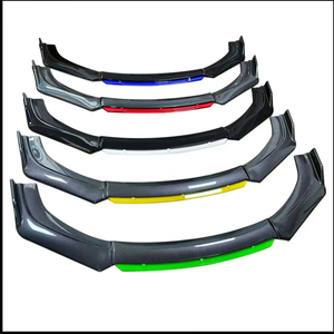 Spoiler Universale Anteriore Kit Carrozzeria Paraurti Auto Parti Sportive Modifica per Evitare Collisioni Condizione Nuovo Plastica - Product Image 4