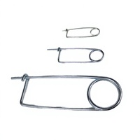 Brooch Shape Cotter Coil Safety Pins Spring Pin Quick Locking Industrial Fastener Stainless Steel Snapper Pins Fastening