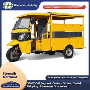 Gesloten Lichaam Driewielige Omgekeerde Tuk-Tuk Gemotoriseerde Driewieler Afrikaanse Versie Passagierslading 400Kg Laadvermogen 50-70 Km/h Buitenlandse - Product Image 4