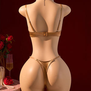 Lencería Sexy de Alta Calidad IZ25203 para Mujer, Conjunto de 2 Piezas con Bordado Floral Maduro, Lencería Erótica Transparente, Conjunto de Bragas y Ropa Interior - Product Image 6