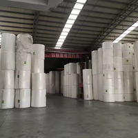 Airlaid Jumbo-Rolle |   Vliesstoff-Mutterrolle für Damenbinden und Windeln |   1-lagiges, weiches, hochabsorbierendes Virgin-Papier