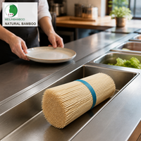 Brochettes/Piques à barbecue en bambou robustes de 12 cm à haute rigidité pour aliments beurrés et bouillis, vente en gros pour stands de restauration