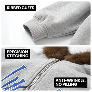 Sweat-shirt à capuche décontracté vintage pour homme, broderie <span class=keywords><strong>Condor</strong></span>, solide, nouvelle collection automne 2025, coupe ample, sweat-shirt à capuche, vente directe d'usine - Product Image 5