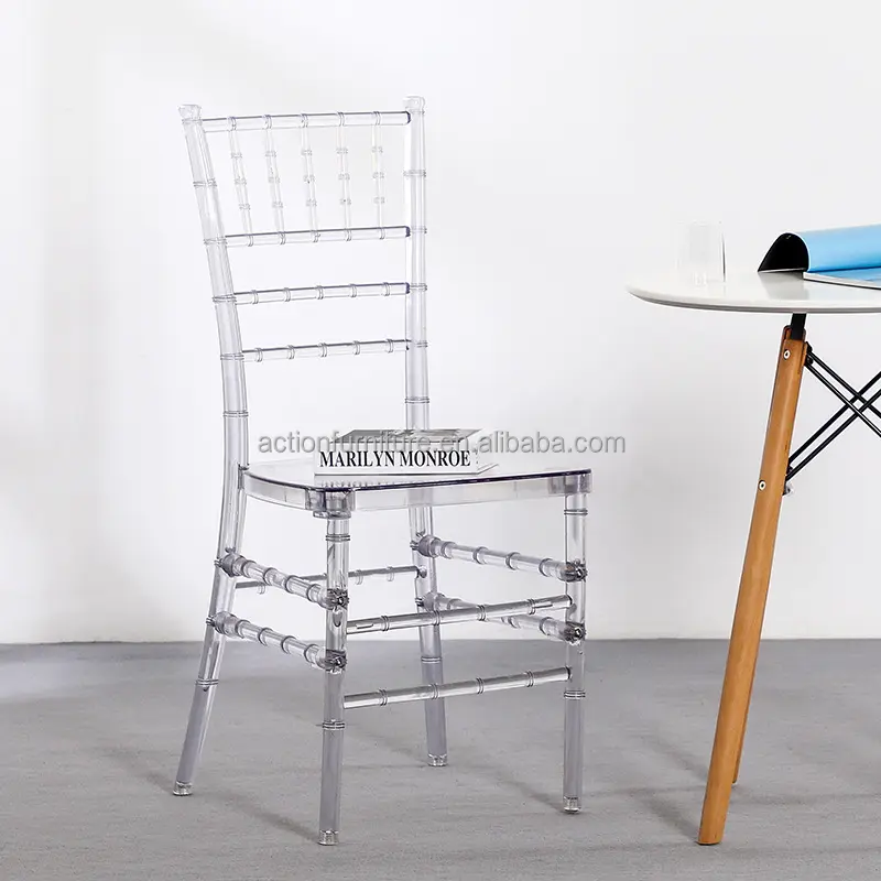 गर्म बिक्री आधुनिक डिजाइन पारदर्शी कुर्सियों प्लास्टिक खाने की पार्टी भोज कुर्सियों टिकाऊ फैशनेबल कुर्सियों