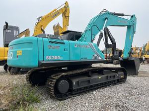 Excavatrice sur chenilles Kobelco SK350 d'occasion en bon état pour l'exportation - Product Image 1
