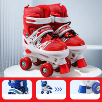 Patins à roulettes professionnels pour enfants, design respirant, taille réglable