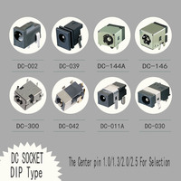 Wintai-Tech 2,1 MM X 5,5 MM Conector de CC para montaje de fuente de alimentación Hembra DC Power Jack Socket con Cable DC Power Port Jack