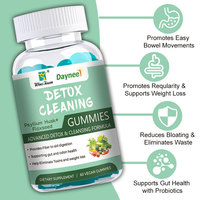 Bonbons Gommes Véganes Détoxifiants Avancés à la Menthe 60 unités – Soutien Digestif, Santé Intestinale, Soulagement des Ballonnements, Perte de Poids – Contient Psyllium et Graines de Lin