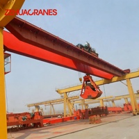 Grue à pont à double poutre de type QZ A6 de 5 à 20 tonnes pour la manutention de matériaux en vrac
