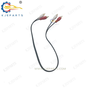 สายอะแดปเตอร์ RCA สีแดงขาว 2 ต่อ 2 สำหรับเชื่อมต่อเครื่องเสียง ชุดสายไฟครบชุดสำหรับระบบเสียงรถยนต์ - Product Image 2