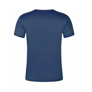 저렴한 가격 빈 빠른 건조 100 폴리 에스터 체육관 Marath T 셔츠 로고 사용자 정의 로고 인쇄 일반 티셔츠 대량