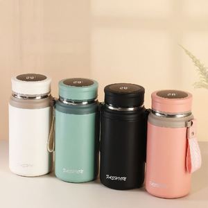700ml/900ml Led 304 Stainless Steel Smart Insulation Water <b>Bottle</b> Custom Logo Portable Biodegradable Bohemian Style Business - Product Image 6