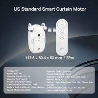 Motor Tirai Pintar Elektrik USB Bertenaga Baterai dengan Kontrol WiFi untuk Sistem Rel T/U, Cocok untuk Hotel dan Bar (Barang Baru)