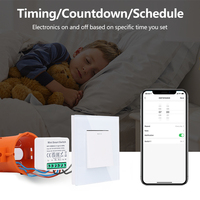Touchmi Tuya RF433 16A Mini Interrupteur Intelligent Wi-Fi pour Commande d'Éclairage Domotique